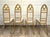 Set of 6 Hollywood Regency Gothic Revival Gilt Dining Chairs With Bouclé Upholstery For Sale - Image 12 of 18
