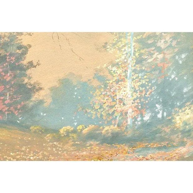 'Evening Landscape' by William Arnold Eyden, Art Student's League, New York For Sale - Image 4 of 8