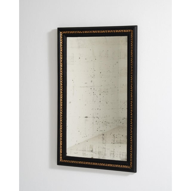 Wood 19th Century France Gold Wood Mirror For Sale - Image 7 of 11