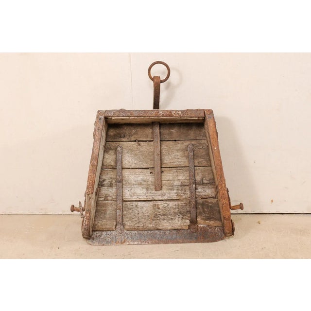 19th Century Spanish Scoop or Plow of Wood and Iron For Sale - Image 9 of 12