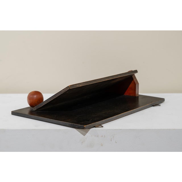 Art Deco German Hanging Magazine Rack, 1920 For Sale - Image 3 of 7