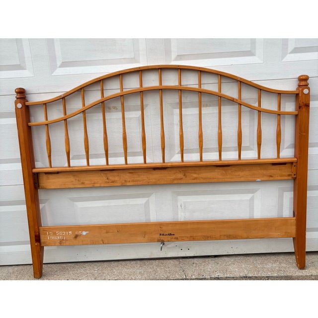 1990s 1990s Ethan Allen Country Crossings Queen Headboard For Sale - Image 5 of 12