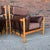 Animal Skin Pair of Dependable Furniture MFG Co Leather Lounge Chairs For Sale - Image 7 of 11