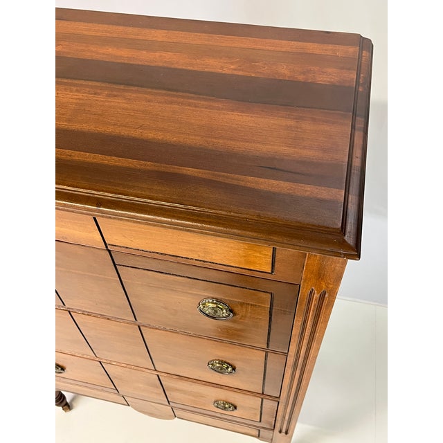 Wood Early 20th Century Depression Era Chest of Drawers For Sale - Image 7 of 12