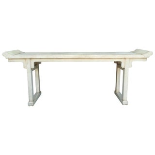 Vintage McGuire Pagoda Console Table For Sale
