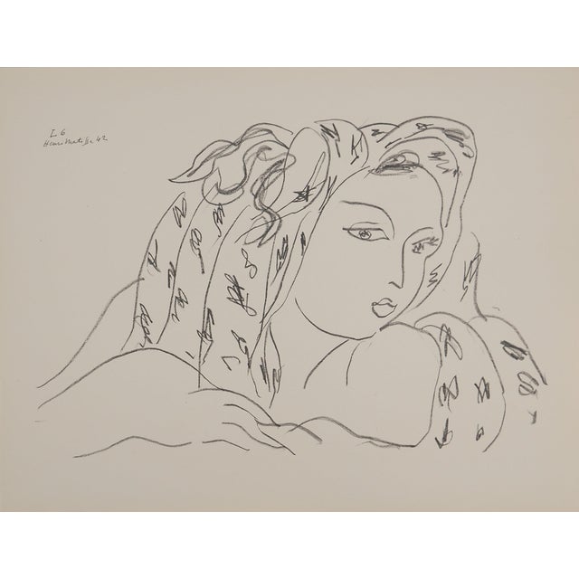 Henri Matisse, Young Woman Playing with Her Charm, Signed Lithograph For Sale