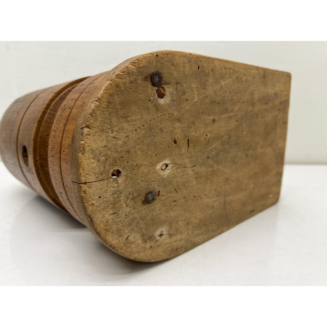 1920s Antique Wooden and Iron Millinery Hat Stretcher, 1920s For Sale - Image 5 of 10