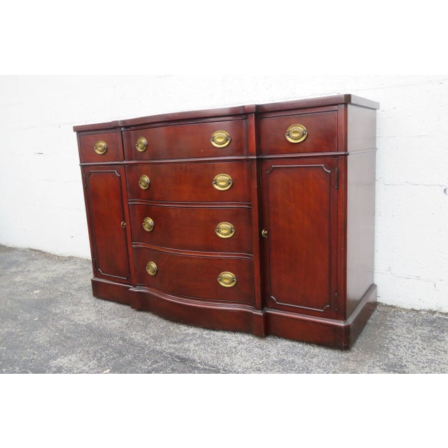 Drexel Mahogany Server Buffet Sideboard Credenza Bathroom Vanity For Sale - Image 12 of 12