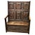 18th Century Carved High Back Oak Box Settle For Sale - Image 10 of 10
