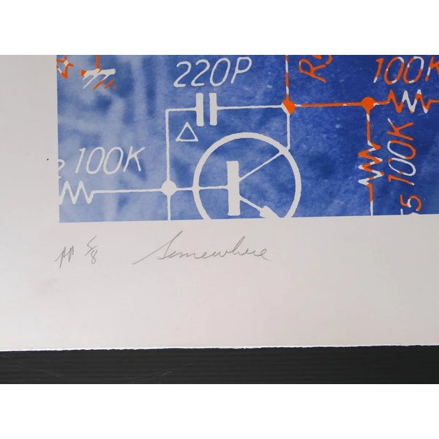 Somewhere is an original print realized by one of the fathers of Pop Art James Rosenquist in 1981. Color lithograph on...