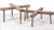 Antique American primitive wood and glass coffee tables. Beautiful natural rustic finish and texture. Can be used as 1...