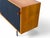 1950s Early Florence Knoll Model 116 Maple Credenza - Black Grasscloth Sliding Doors For Sale - Image 9 of 11