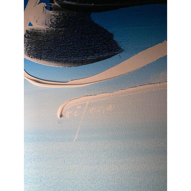 Stefano, Sky, Oil on Canvas, 2023 For Sale - Image 4 of 8