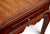 Wood Vintage Henkel Harris Queen Anne Mahogany Tea Table With Candle Slides For Sale - Image 7 of 11