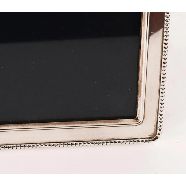 Vintage Sterling Silver Photo Frame from RBB Sheffield, 1990 For Sale - Image 3 of 10