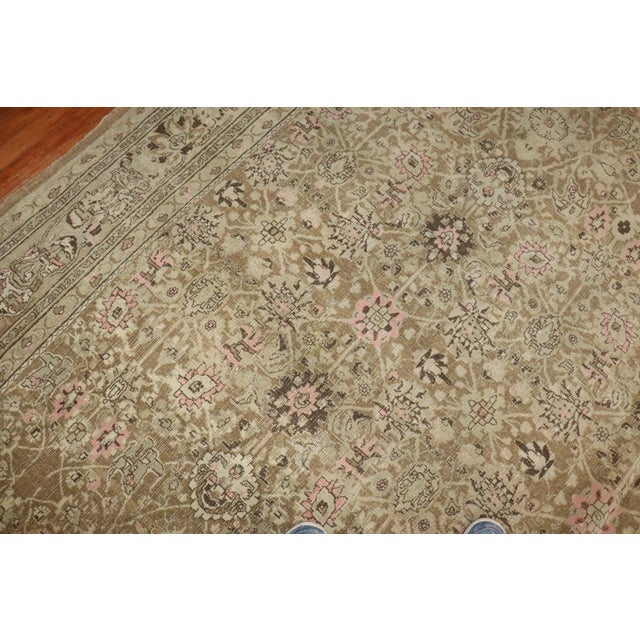 Early 20th Century Brown Persian Bidjar rug no. j3432 For Sale - Image 5 of 8