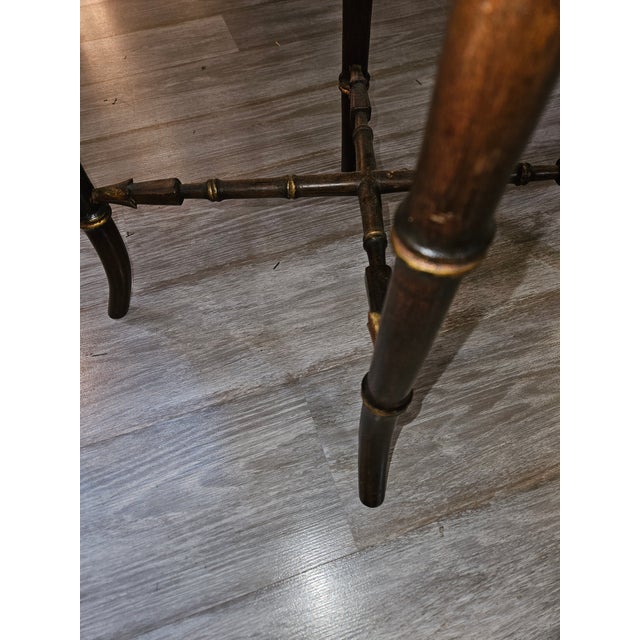 Early circa 1820 English Imari Platter, probably Royal Crown Derby on a custom Bamboo Turned Walnut Base, with Gold...