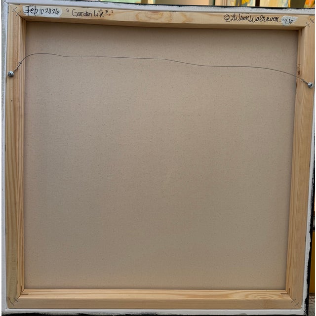 “Garden Life” a Bird Painting by LWren Walraven For Sale - Image 11 of 11