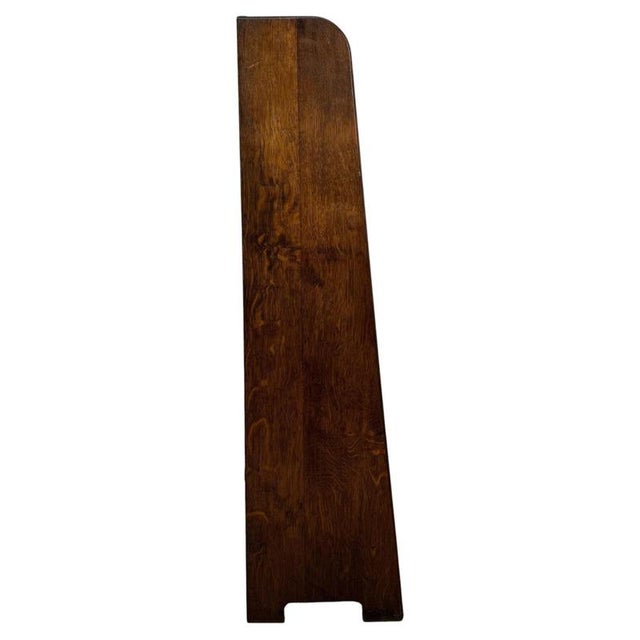 2000 - 2009 Antique English Oak Open Bookcase For Sale - Image 5 of 11