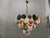 Large Space Age Murano Disc Glass Chandelier, 1970s For Sale - Image 10 of 14