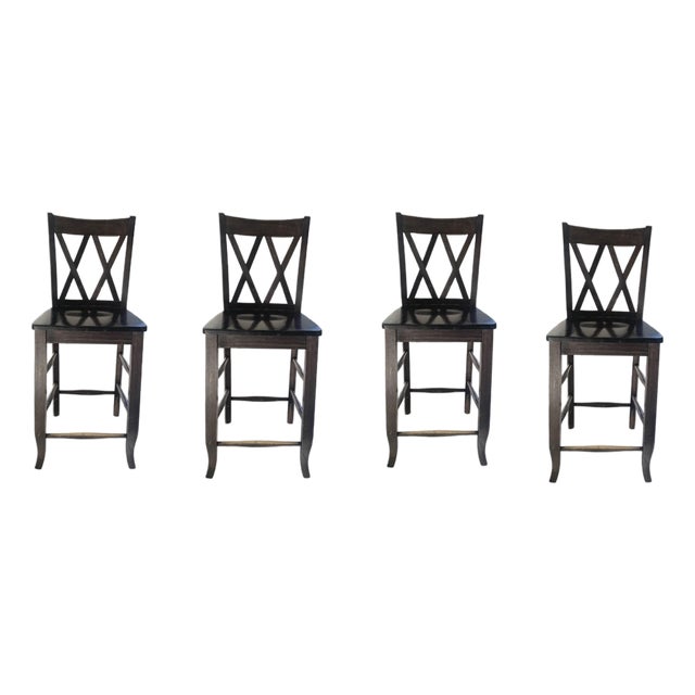 A Set of Double X Stools For Sale