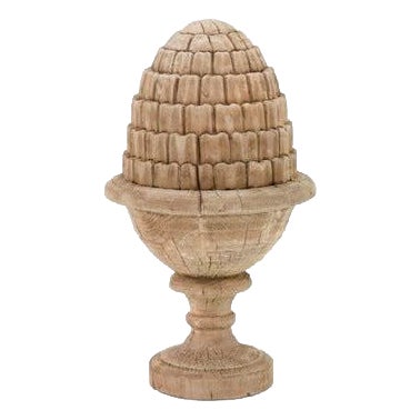 Lucas Poplar Wood Urn For Sale