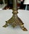 Single Antique Gothic Revival Brass 6 Light Candelabra For Sale - Image 14 of 18