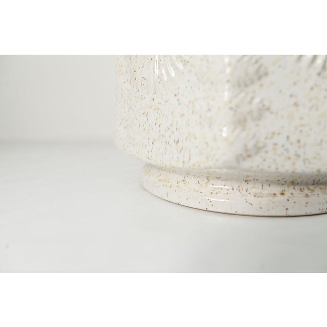 White Large Ceramic Vase, 1960s, Germany, 50cm For Sale - Image 8 of 18