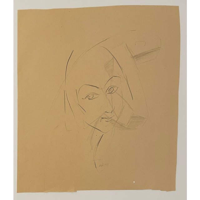1959 Neil Meitzler Portrait of a Lady For Sale - Image 4 of 4