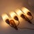 Danish Teak Wood Wall Lamps with White Opaline Glass Shade, 1950s, Set of 2 For Sale - Image 4 of 16