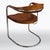 A rare functionalist chair, model SS 33, designed by Hans and Wassili Luckhardt around 1930. This piece stands as a...