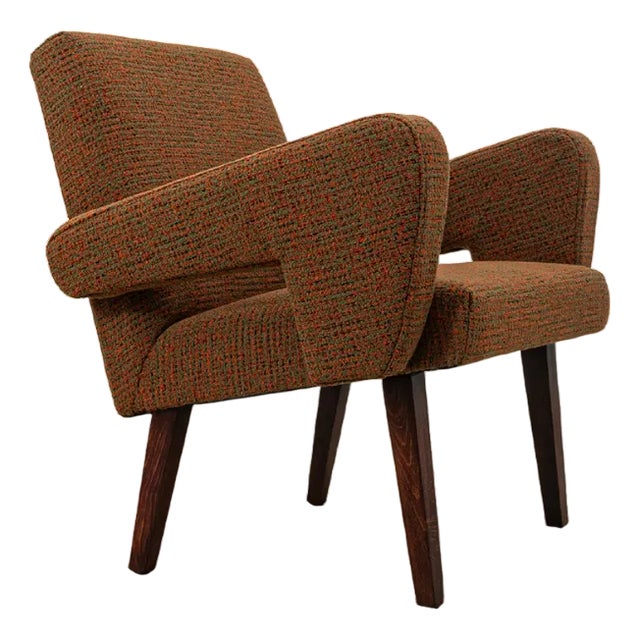 Vintage Armchair from Jitona, Former Czechoslovakia, 1960s For Sale