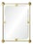 Celerie Kemble for Mirror Home Burnished Brass Mirror For Sale