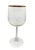 Glass Vintage Clear Wine Glasses With Gold Rims - A Set of Four For Sale - Image 7 of 12