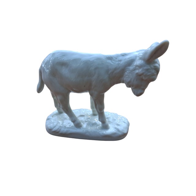 Porcelain Donkey Figurine from Nymphenburg, 1970s For Sale - Image 14 of 14