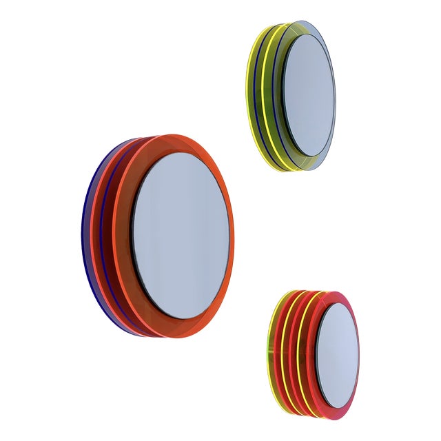 Sunset 3A Wall Mirrors by Andreas Berlin, Set of 3 For Sale