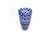 Bohemian Cobalt Blue Cut Crystal Vase, 1960s For Sale - Image 10 of 11