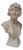 Italian Artist, Large Art Deco Carved Bust of Woman, 1920s-1940s, Alabaster For Sale