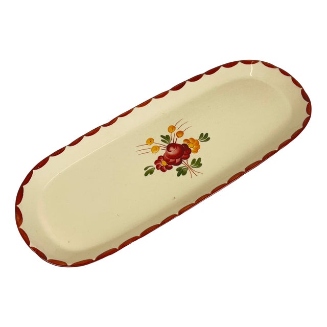 Vintage Long Dish from Longchamp, 1950s For Sale