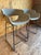 Pair of Bludot of Racer Counter Stools in Marine Tait For Sale - Image 12 of 15