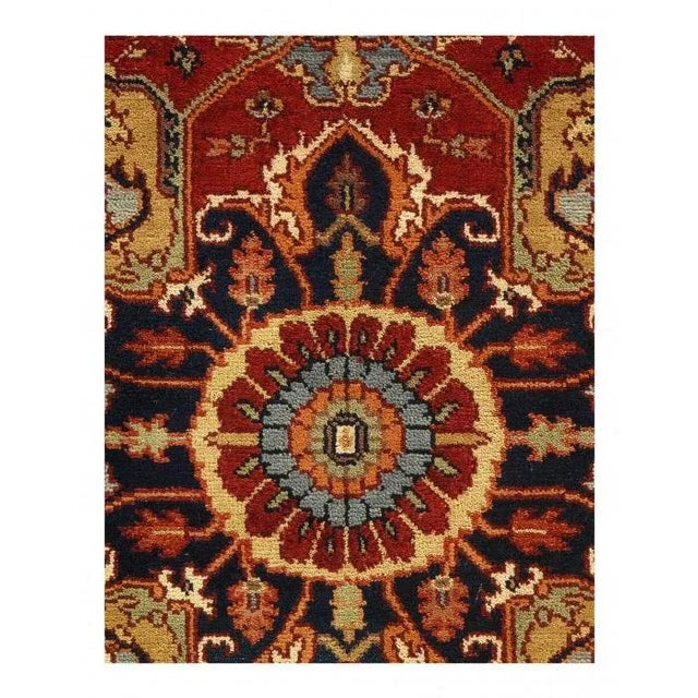 Pasargad Rust Fine Hand-Knotted Serapi Design 8' X 10'5" For Sale In Washington DC - Image 6 of 8