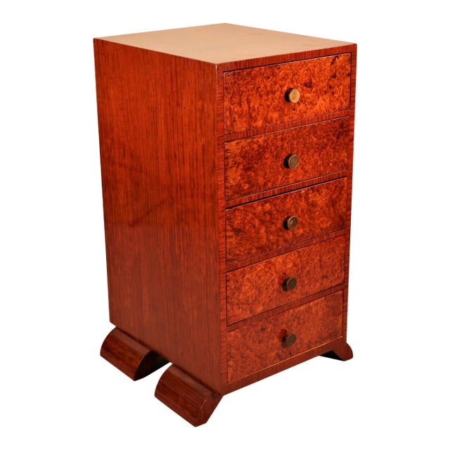 1930 French Art Deco Chest of Drawers For Sale