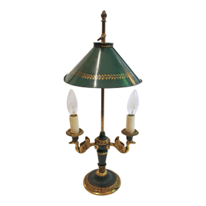 Mid-20th Century Neoclassical Style Bronze Bouillotte Lamp