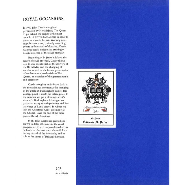Modern "Royal Occasions Watercolours and Drawings" 1992 Castle, John For Sale - Image 3 of 12