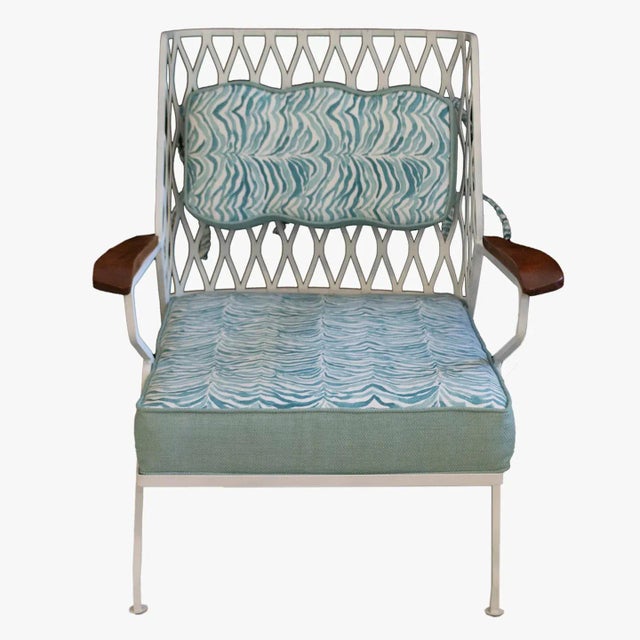 Salterini Pair of 1950s Cast Iron Club Chairs by Maurizio Tempestini for Salterini For Sale - Image 4 of 8