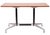 Walnut & Steel Counter Height Table with Rectangular Top on Twin Supports by Charles & Ray Eames for Herman Miller, 1970s For Sale - Image 6 of 10