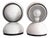 Eclisse Lamps by Vico Magistretti for Artemide, Italy, 1965, Set of 2 For Sale