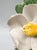 Ceramic Vintage Italian Ceramic Yellow Bird Figurine With Applied Flowers and Foliage – Traditional, Cottage For Sale - Image 7 of 14
