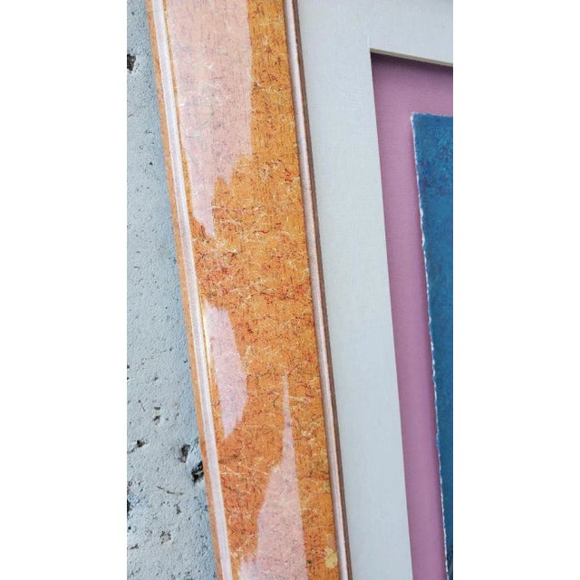 Blue Yamin Young, Serigraph Signed & Numbered "Sirens Song" 93/275 Framed 1980s For Sale - Image 8 of 13