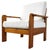 Vintage Pine Wood Armchair, 1960s For Sale - Image 11 of 11